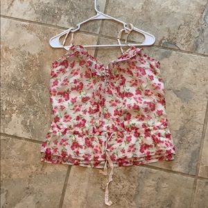 Floral tank top